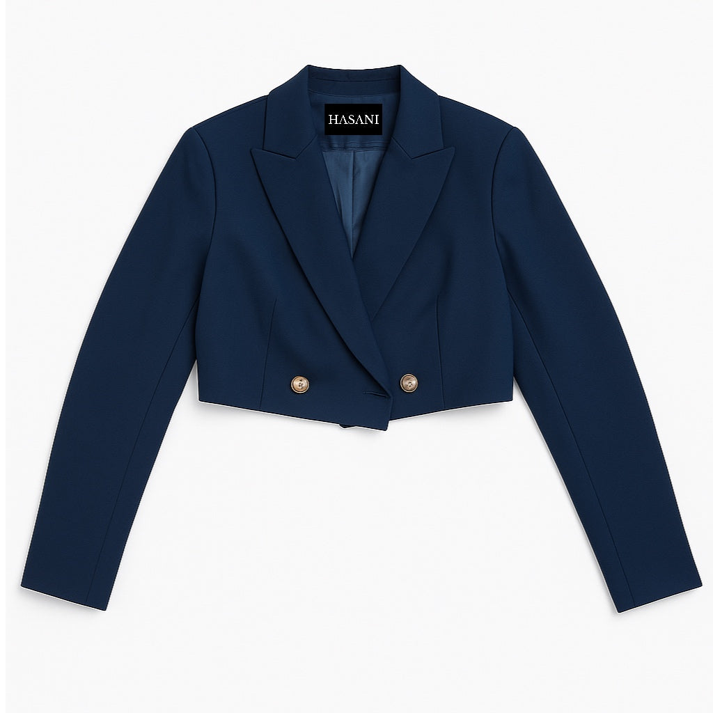 Womens Crop Top Blazer