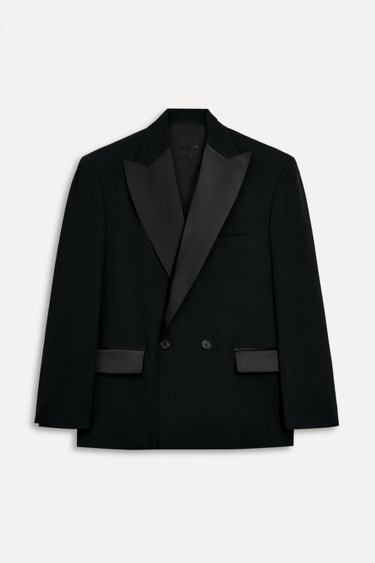 Black Double Breast Blazer