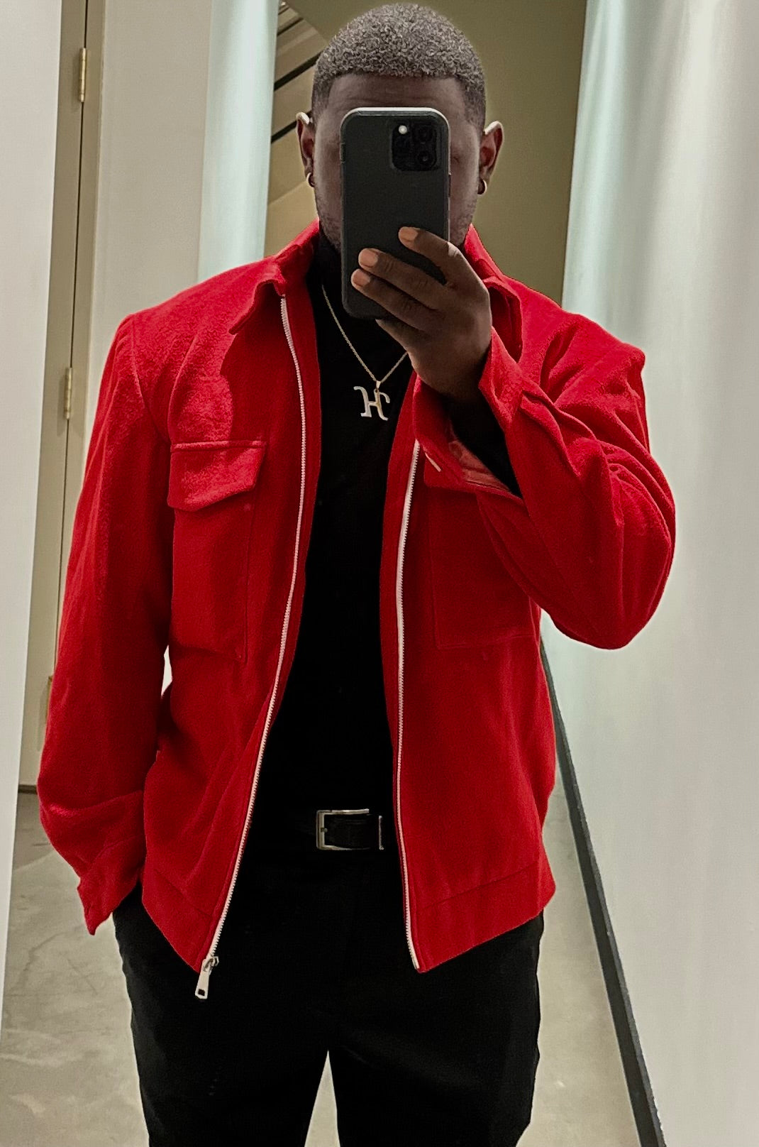 Red Wool Jacket