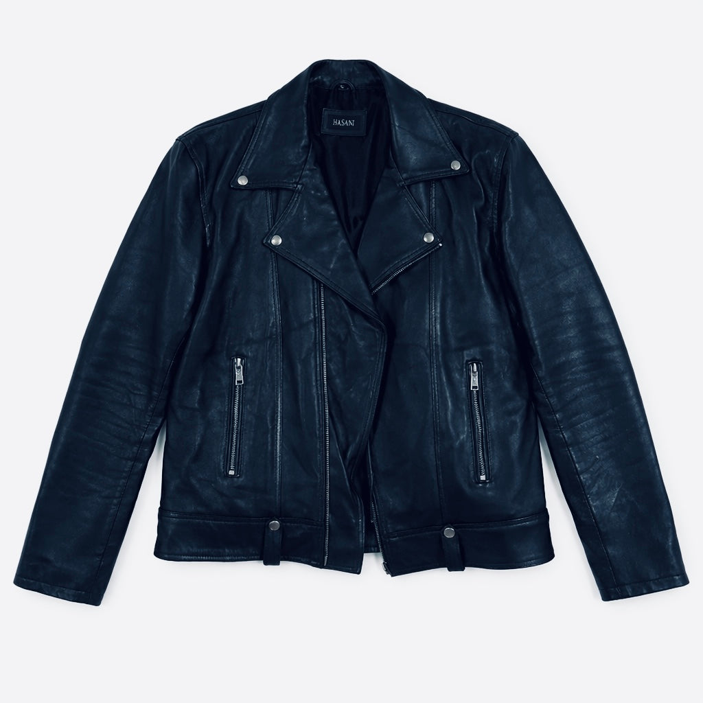 Mens Leather Biker