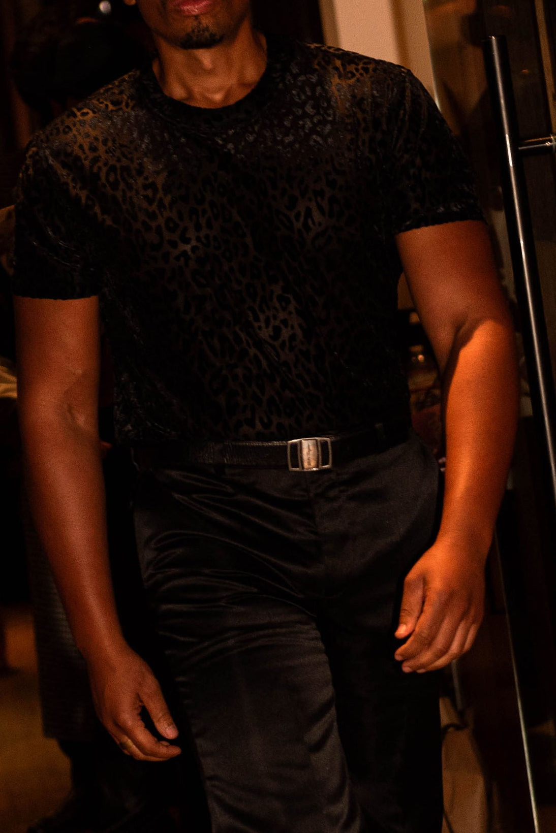 Velour Leopard Shirt