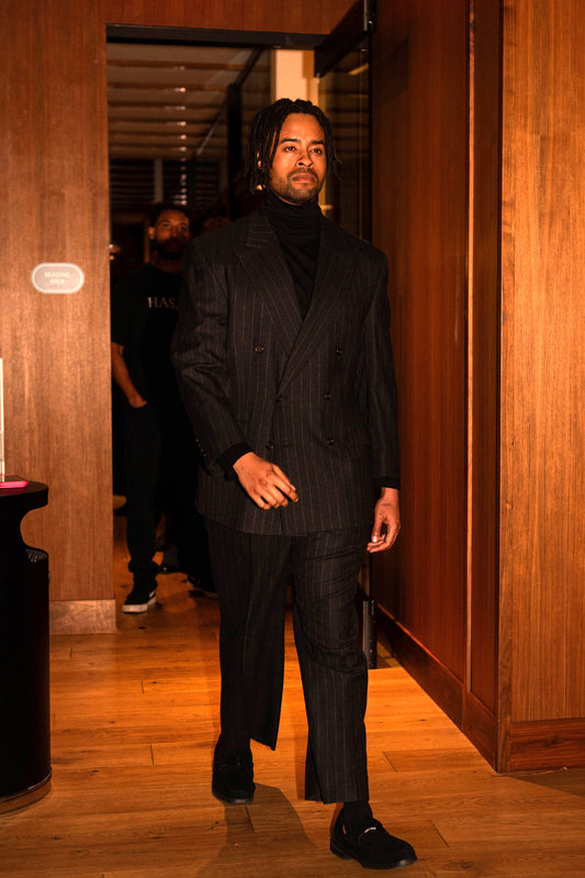 Pinstripe Suit