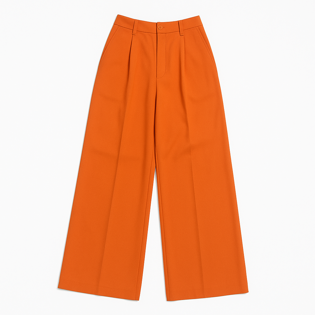 Women’s Tangerine Wide Leg Slacks