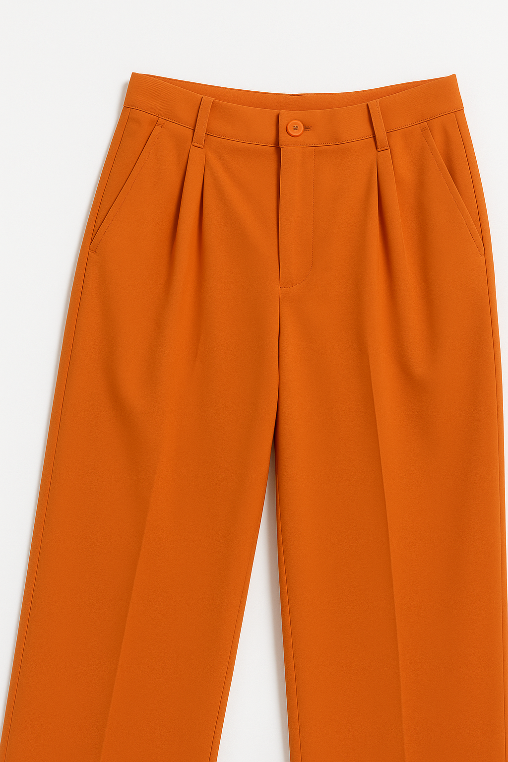 Women’s Tangerine Wide Leg Slacks
