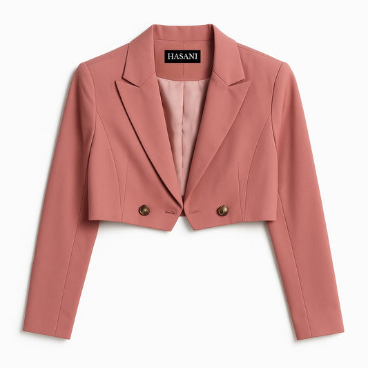 Womens Crop Top Blazer