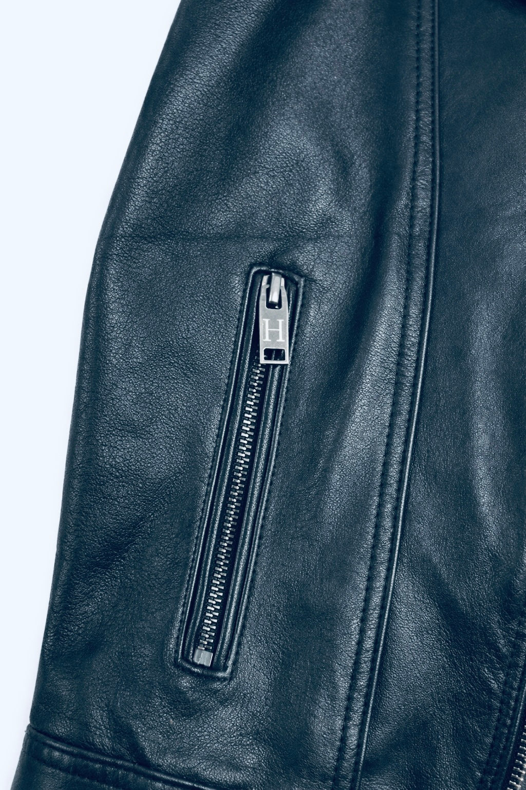 Mens Leather Biker