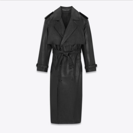 Leather Trench Coat